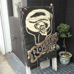 ROLLIE's COFFEE - 入口の看板