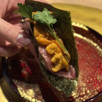 肉寿司 イタリアンバル 閂 心斎橋店 - ・雲丹ドック