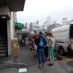 鮨処寿司大 - 寿司 大　午前6時の行列(店舗から離れて角)　2014年6月