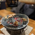 炭火焼肉市場 済州家 - 新鮮ホルモン3種盛り