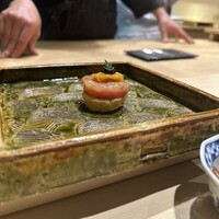鮨 こう介 - 海老雲丹キャビアパイ仕立て