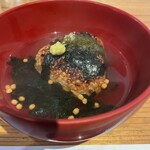 鴨川たかし - 本日のお食事(焼きおにぎり　出汁茶漬け)