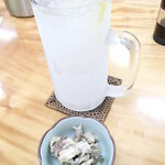 みさき庵 - チューハイ　お通し