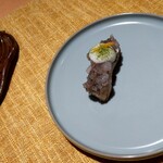 Yd'or - 鰺のタルトレット、里芋のガレット 甘海老とカブココナッツ