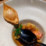 Yd'or - オマールブルトン爪のラビオリ