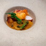 Yd'or - オマールブルトンとバターナッツ南瓜のニョッキ