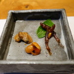 じどりや 穏座 - いさだ、エビ豆、たてぼし