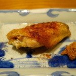 じどりや 穏座 - 淡海地鶏♀の手羽先塩焼き