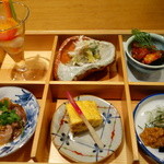 じどりや 穏座 - 淡海地鶏前菜盛り合わせ