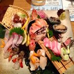 せいもん払い - 刺身盛り合わせ2人前