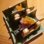 ベジ串 創作おでん ぬる燗佐藤 - 