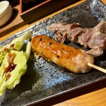 居酒屋　上半 - 砂ずり、つくね