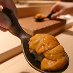 鮨 江藤 - バフンウニ/ムラサキウニ