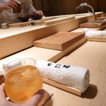 鮨 江藤 - カウンター席