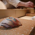 鮨 江藤 - シマアジ