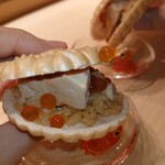 鮨 江藤 - 北海道余市産あん肝/奈良漬け/いくら/最中