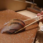 鮨 江藤 - シマアジ