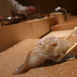 鮨 江藤 - ホッキ貝/桜塩