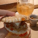 鮨 江藤 - 北海道余市産あん肝/奈良漬け/いくら/最中