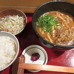 うどん土佐屋 - カレーうどん定食(1100円)