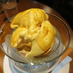 アイスのエスプレッソかけ