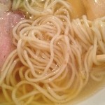 支那そば　まるこう - しなそば麺拡大