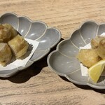 大友堀 トーチ - 新生姜の豚巻き天婦羅