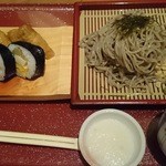 龍 - ランチ　蕎麦&巻&いなり　650円