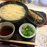 うどん 丸香 - 釜上げ＋ちくわ天