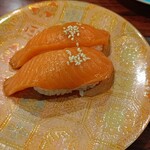 回鮮 まぐろ亭 - 漬けサーモン？