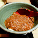 かごしまめん隼人 - 参セットの隼人特製「とんこつカレー」