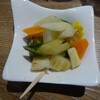 テイスティングバー 柴田屋酒店 - 自家製ピクルス