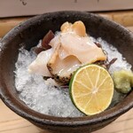 割烹　梅津 - お造り　つぶ貝