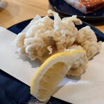 蕎亭 福笑 - 白子の天ぷら