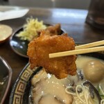 長浜らーめん - 熱々サクッとぷりぷり❗️