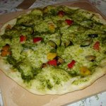 フィールドノート - バジルと地中海の野菜のピザ