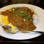 牛スジカレーオムごはん大盛 