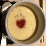 鮨なかむら - 梅の茶碗蒸し