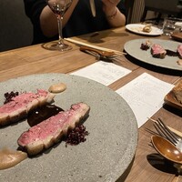 炉端イタリアン ICORIBI 堂島 - 猪、2歳以下でしたっけ？貴重な食材みたいです。