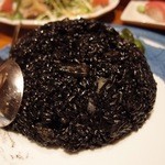 ひとし - イカスミチャーハン