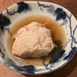 旬菜 だはんで - えびしんじょうの油揚げ包み（おでん）
