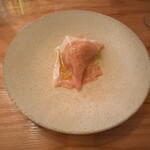 284020324 - お通しのメロンの生ハム包み
