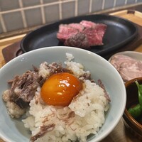 テール土鍋ご飯とステーキランチ