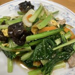 ぎょうざの満洲 - 小松菜と玉子炒め