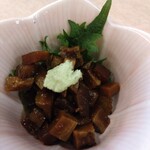 立ちぐい寿し 酒伊 金次郎 - わさびの醤油漬け