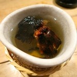 とく山 - ［４回目］なぜか、まだふぐひれ酒(1500円)