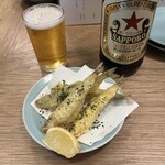 酒場 ヒナタ - わかさぎ天