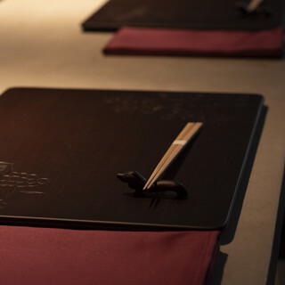 軽井沢彫のランチョンマット