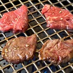 仙台牛焼肉 バリバリ - カルビは4切れ
