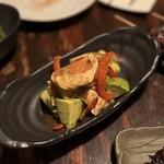 一慶 - ササミとアボカドワサビ和え